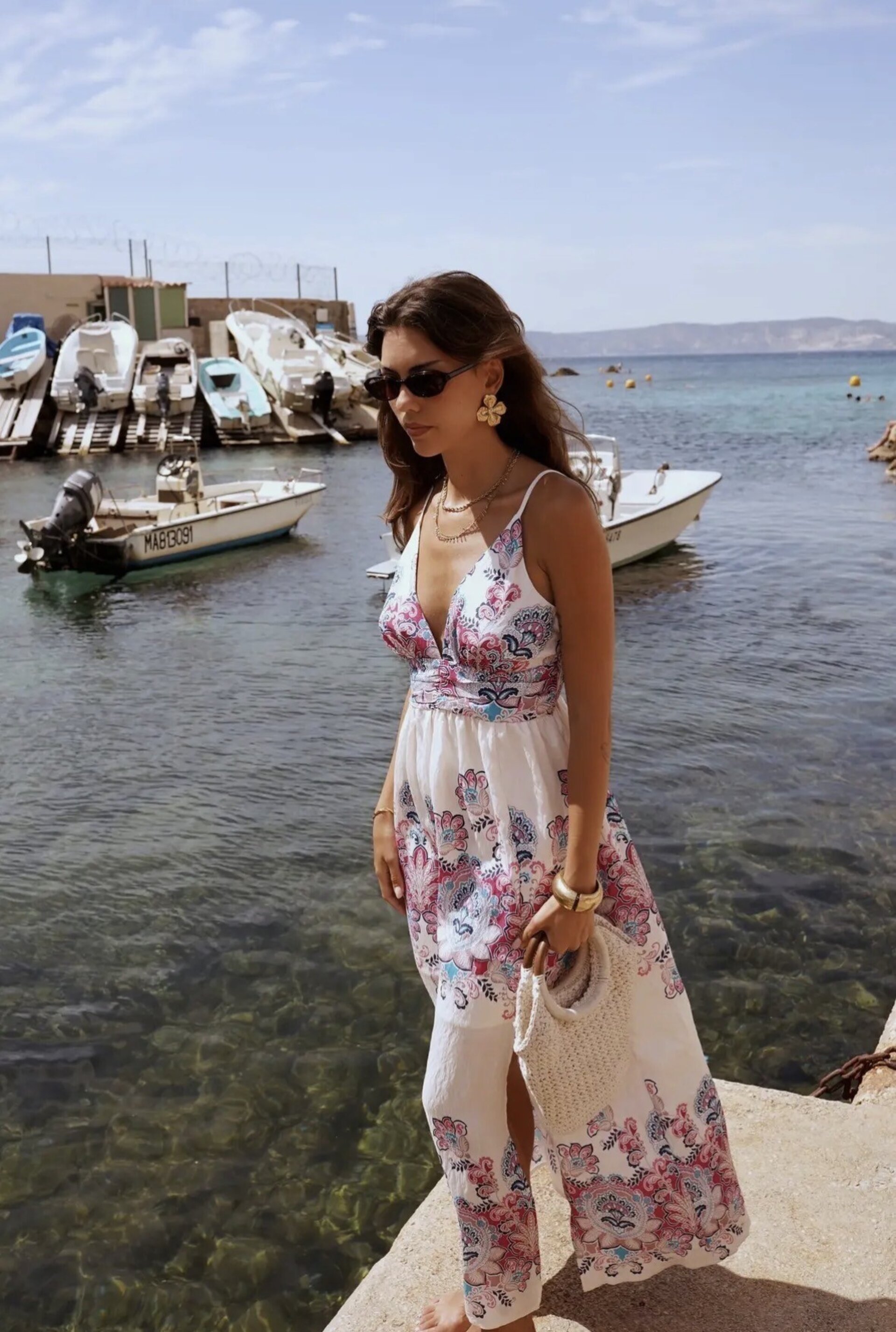 Vestido Boho Floral Rosa - 2