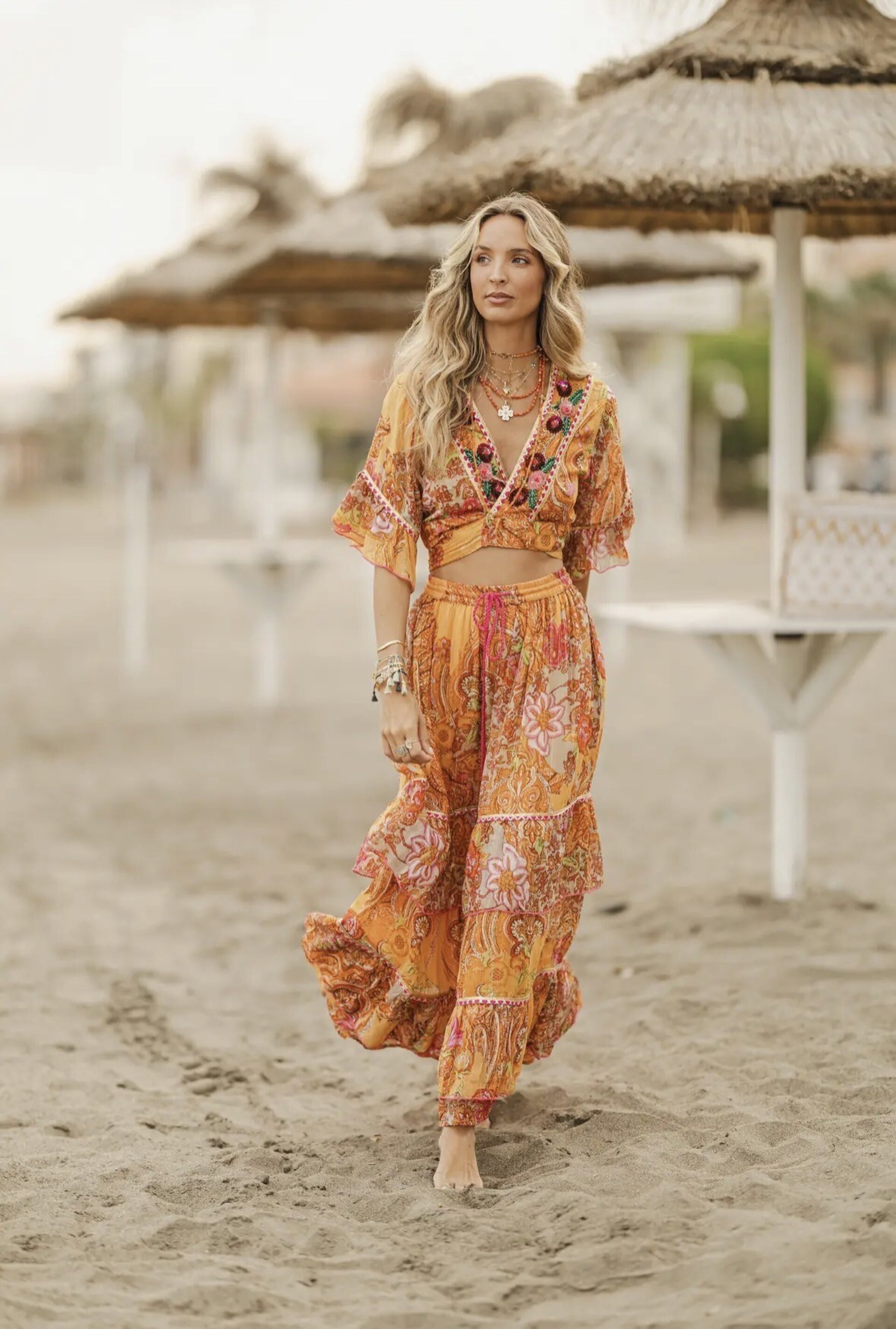 Conjunto boho estampado Es Trenc - 3